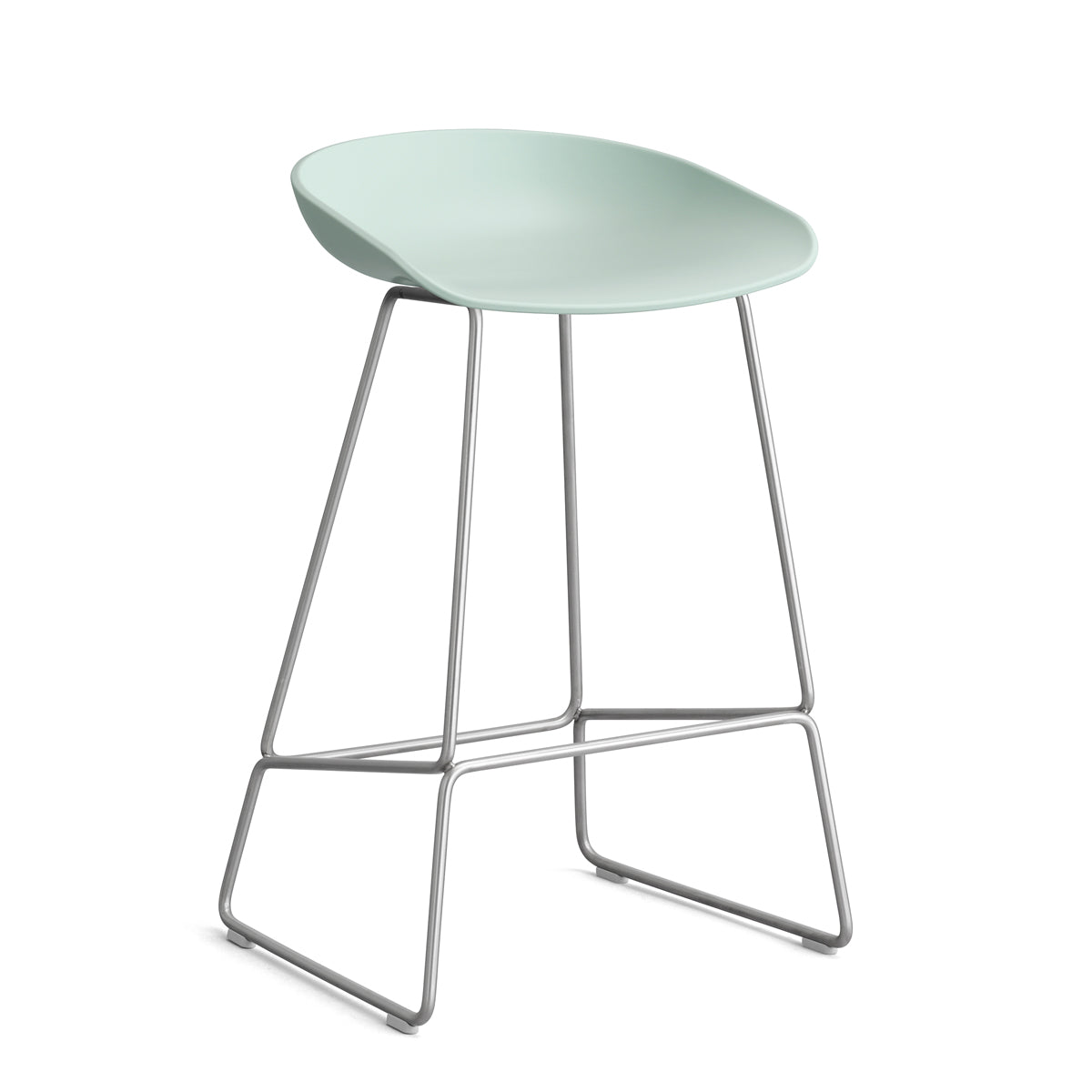 HAY About a Stool - AAS 38 Barstol - Rustfri Stål - H:65cm