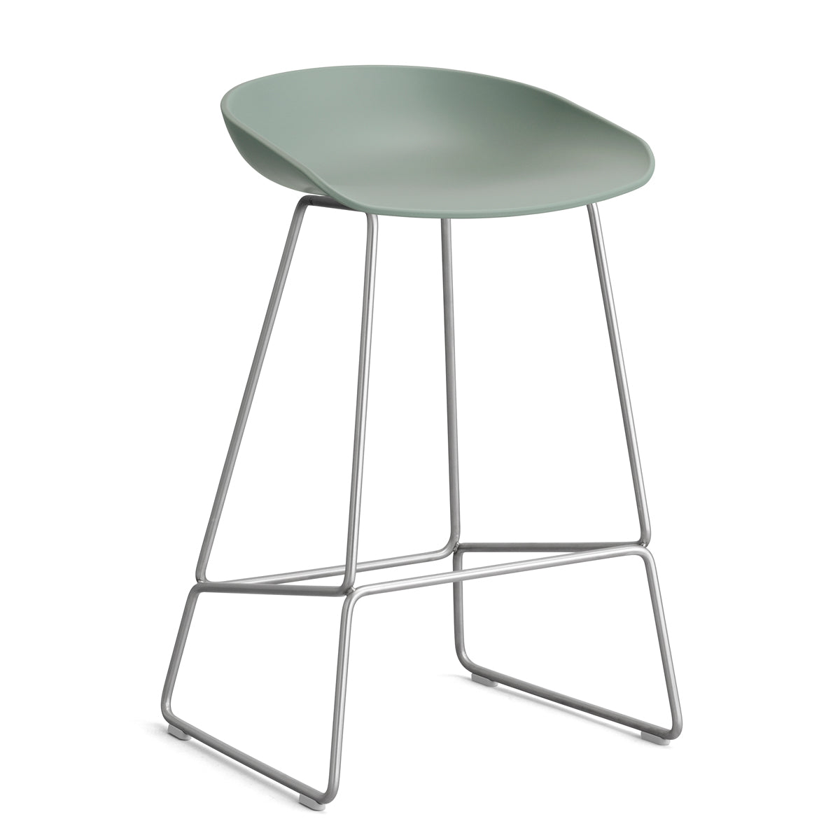 HAY About a Stool - AAS 38 Barstol - Rustfri Stål - H:65cm