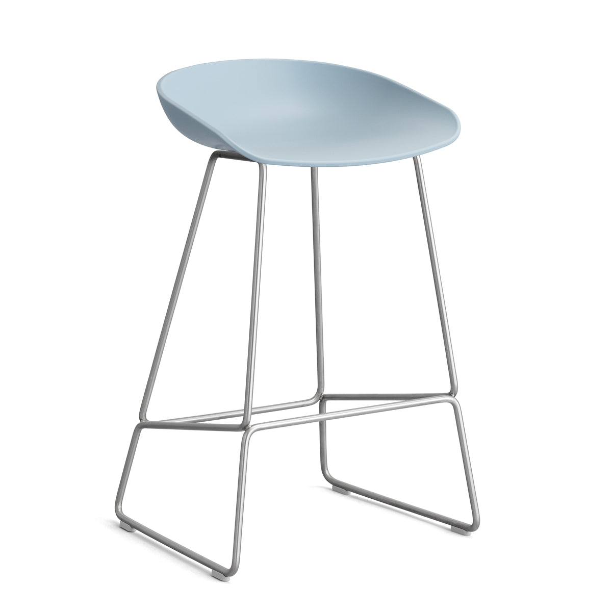 HAY About a Stool - AAS 38 Barstol - Rustfri Stål - H:65cm