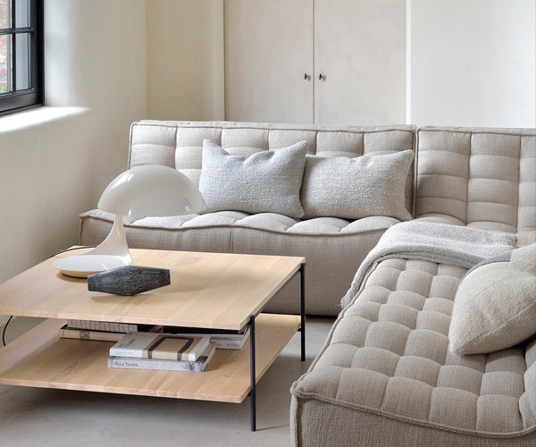 Ethnicraft N701 sofa - 1 seater - Beige