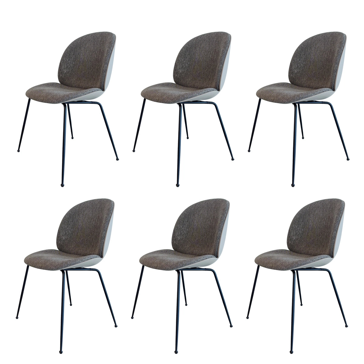Gubi Beetle Chair - 6 stk. Samlet - DEMO.
