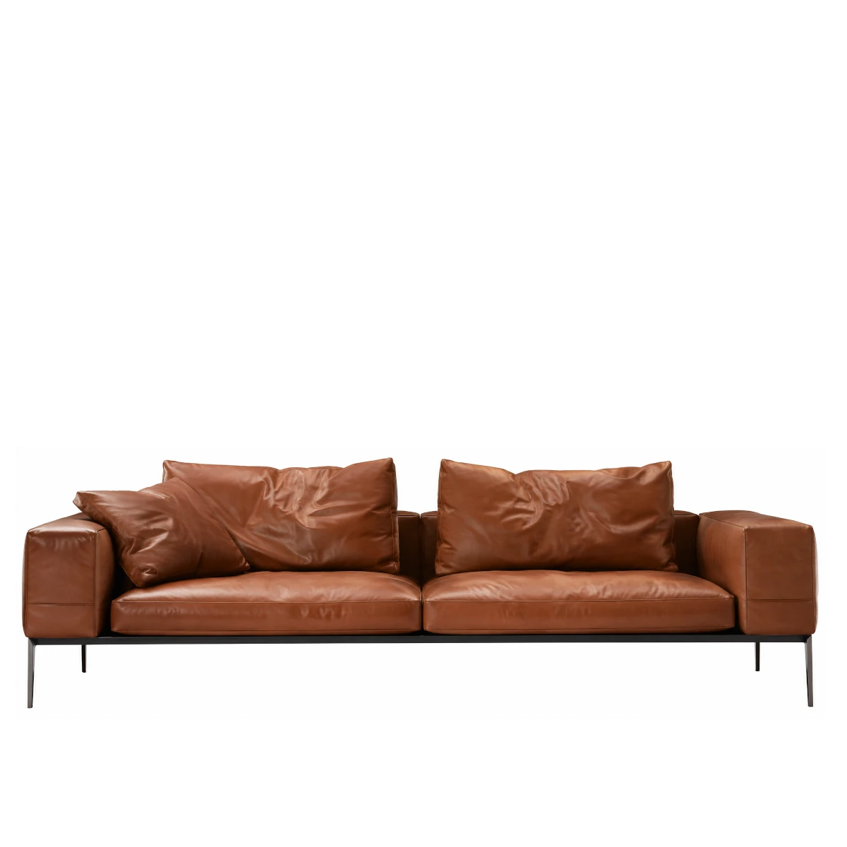 Flexform Lifesteel Sofa - 240cm - Organic Leather
