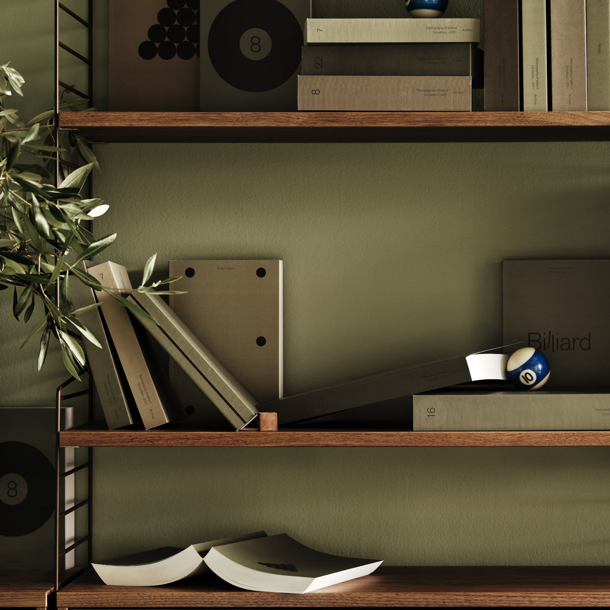 String Living Room H - Walnut