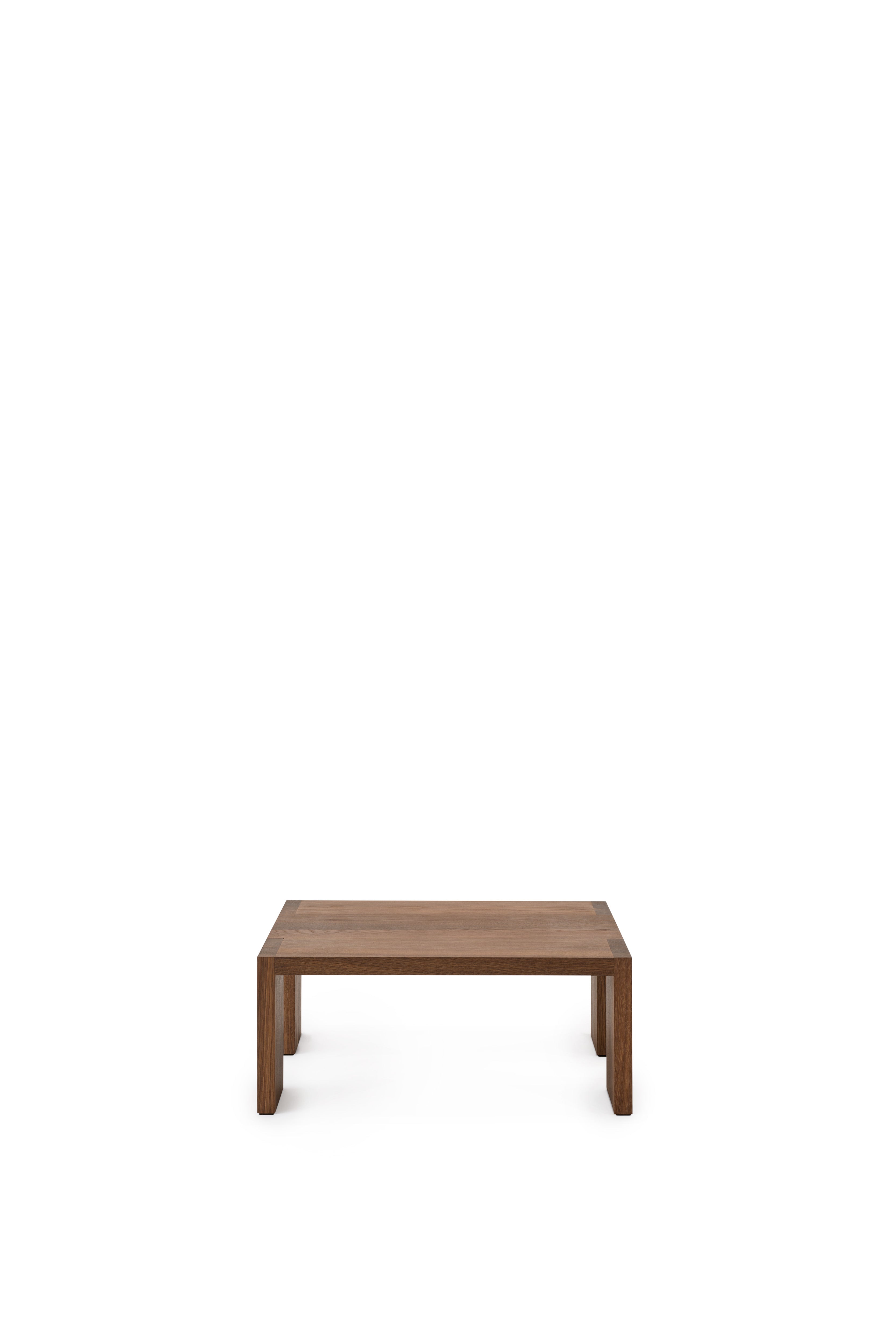 New Works Tenon Side Table, Large, 61x61, Fumed Oak
