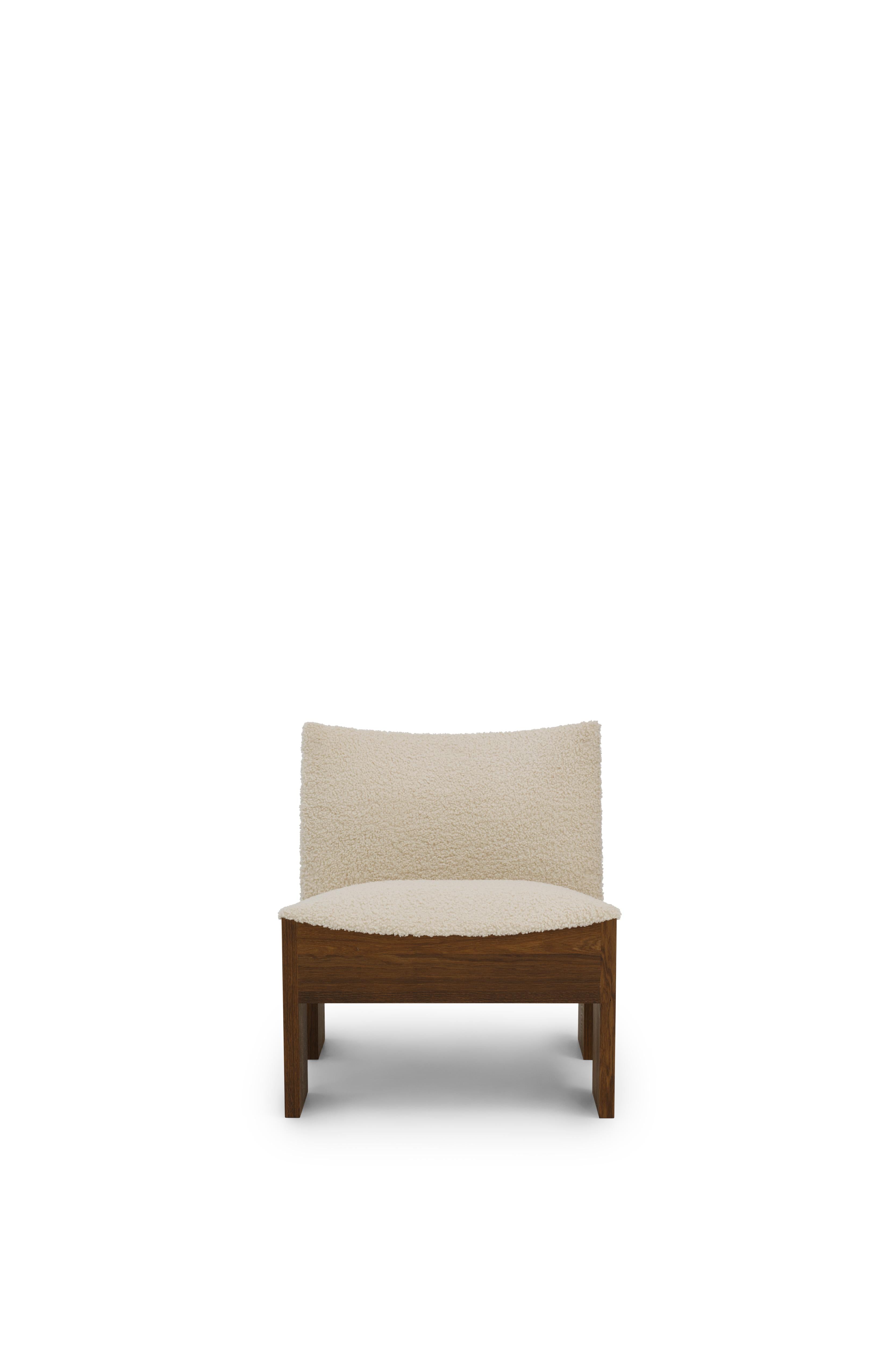 New Works Tenon Lounge Chair, Fumed Oak, Drake 002