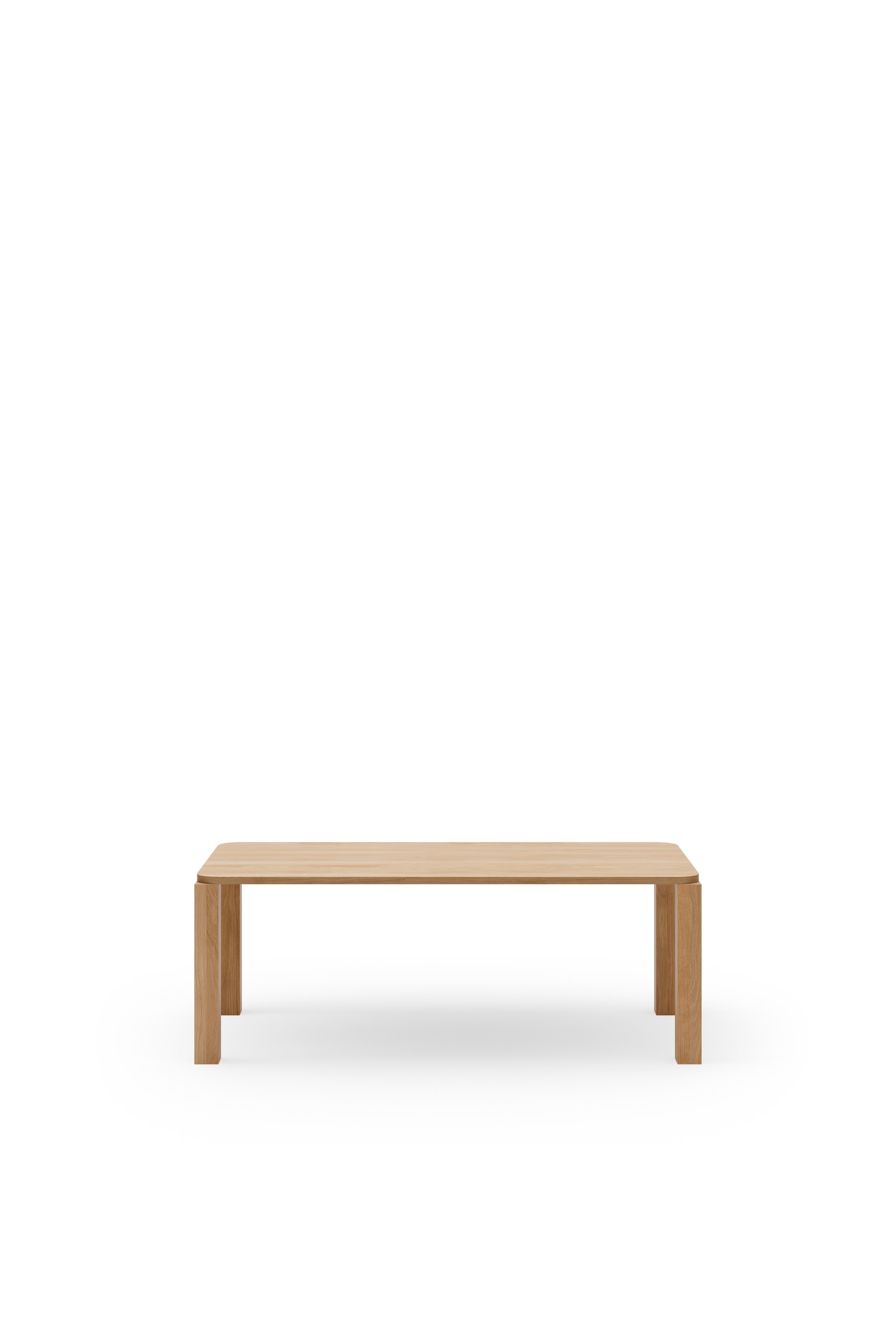 New Works Atlas Dining Table, 200x95, Natural Oak