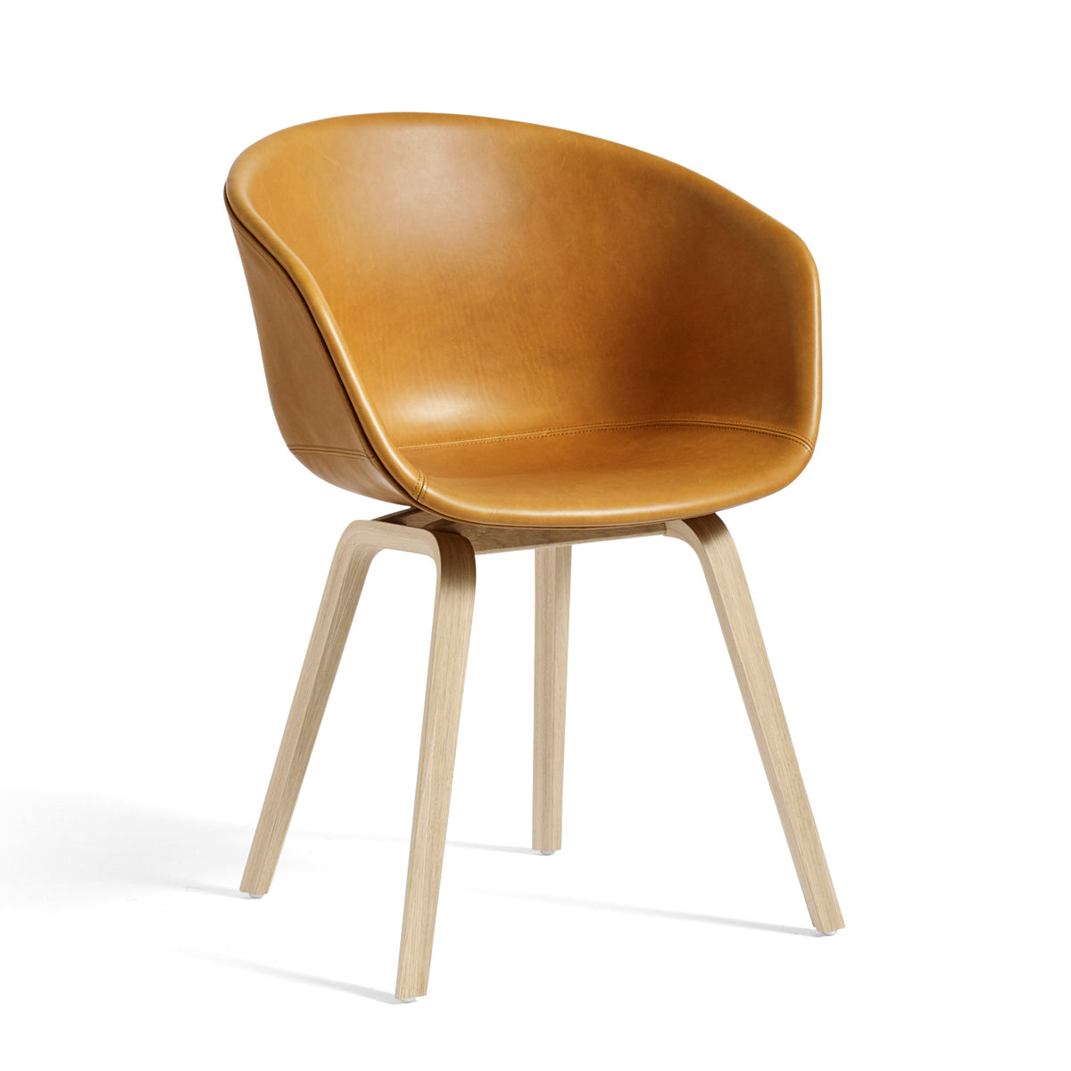 HAY About A Chair - AAC 23 - Eg - Cognac Sense Læder