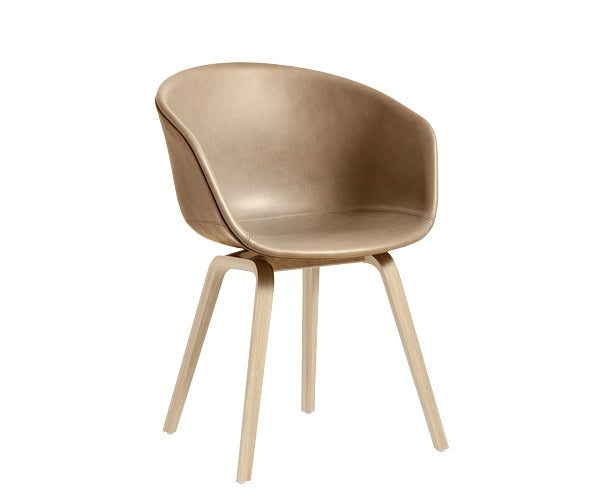 HAY About A Chair - AAC 23 - Eg - Sense Nougat Læder