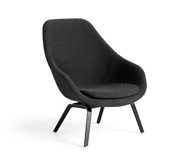 HAY About a Lounge Chair (AAL93) -  Dot 1682 03 Anthracite