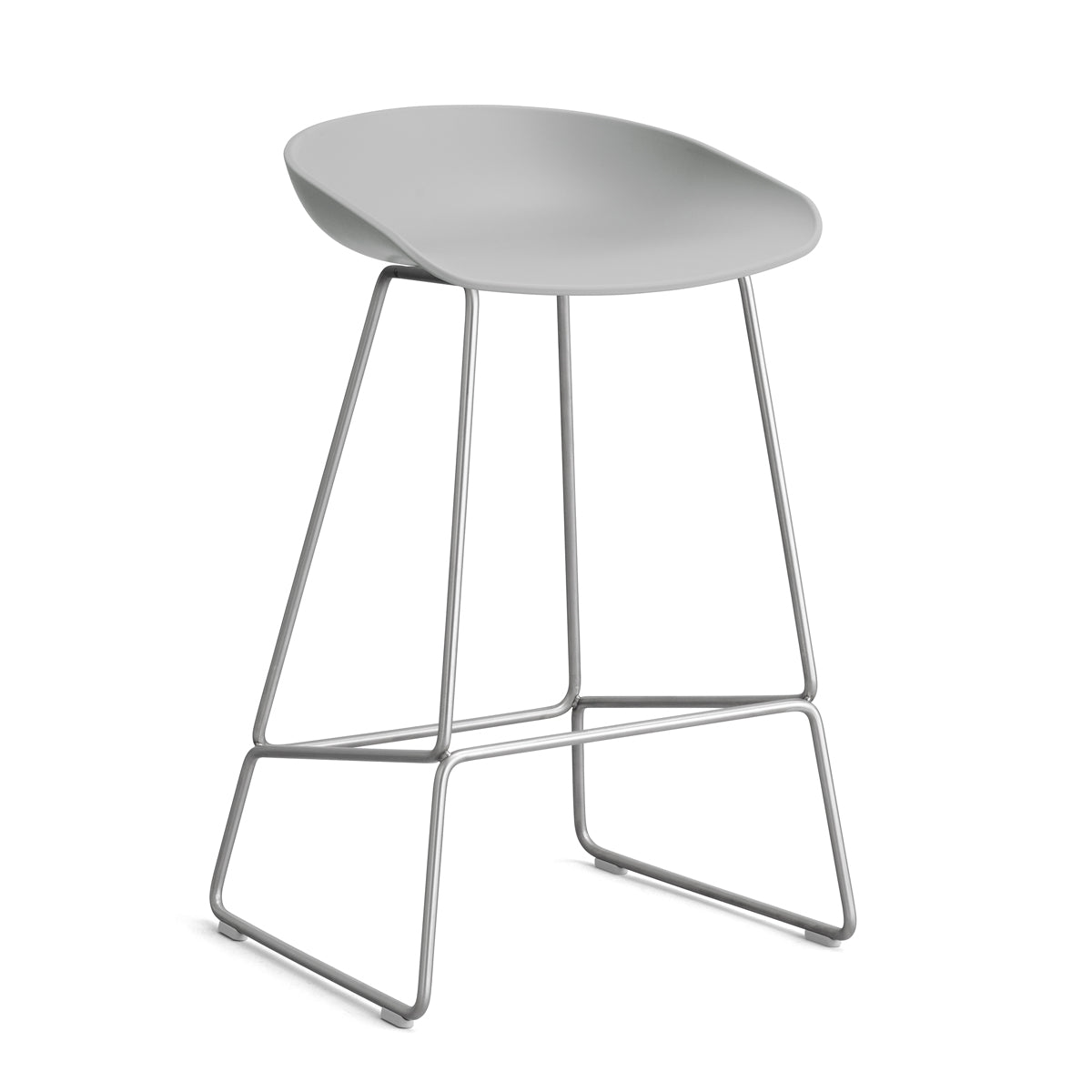 HAY About a Stool - AAS 38 Barstol - Rustfri Stål - H:65cm