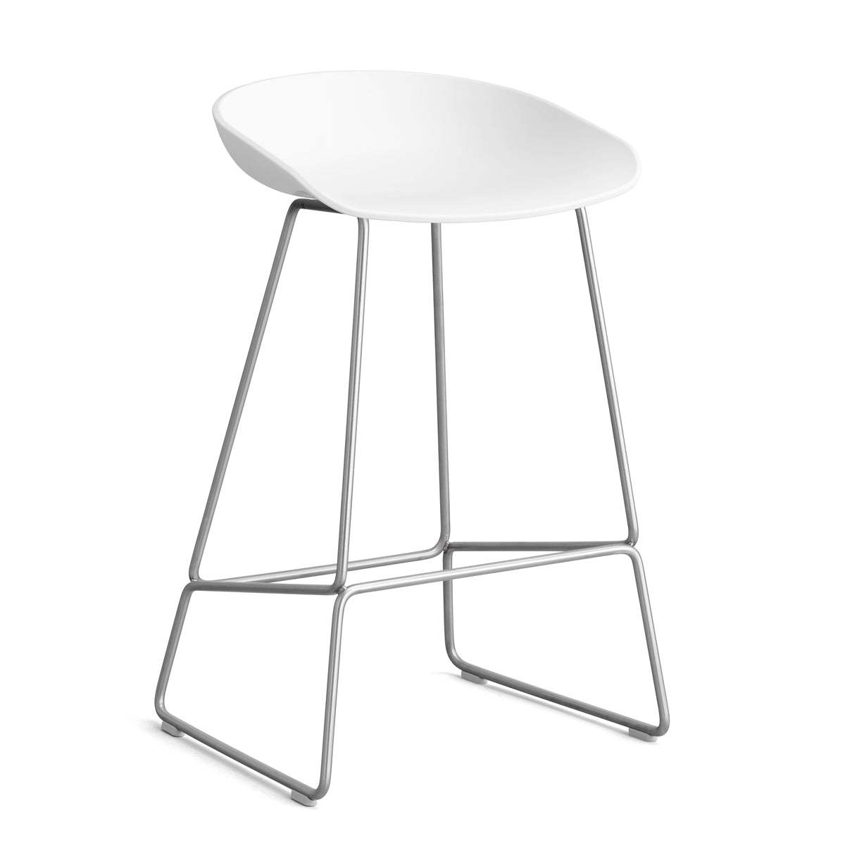 HAY About a Stool - AAS 38 Barstol - Rustfri Stål - H:65cm