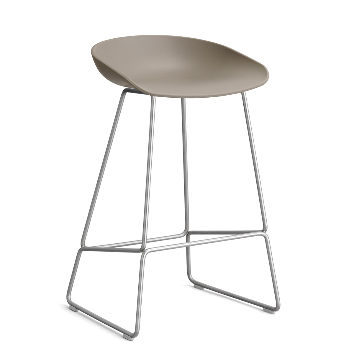 HAY About a Stool - AAS 38 Barstol - Rustfri Stål - H:65cm