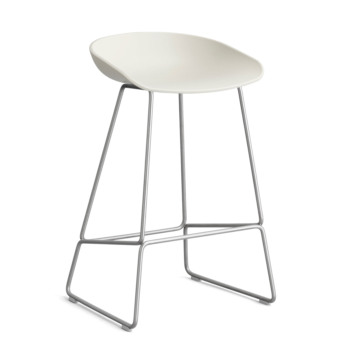 HAY About a Stool - AAS 38 Barstol - Rustfri Stål - H:65cm