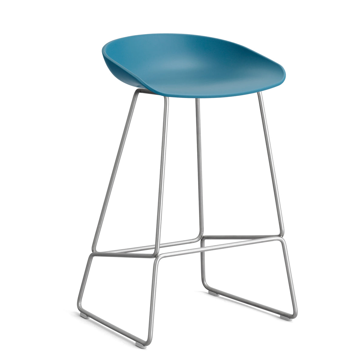 HAY About a Stool - AAS 38 Barstol - Rustfri Stål - H:65cm