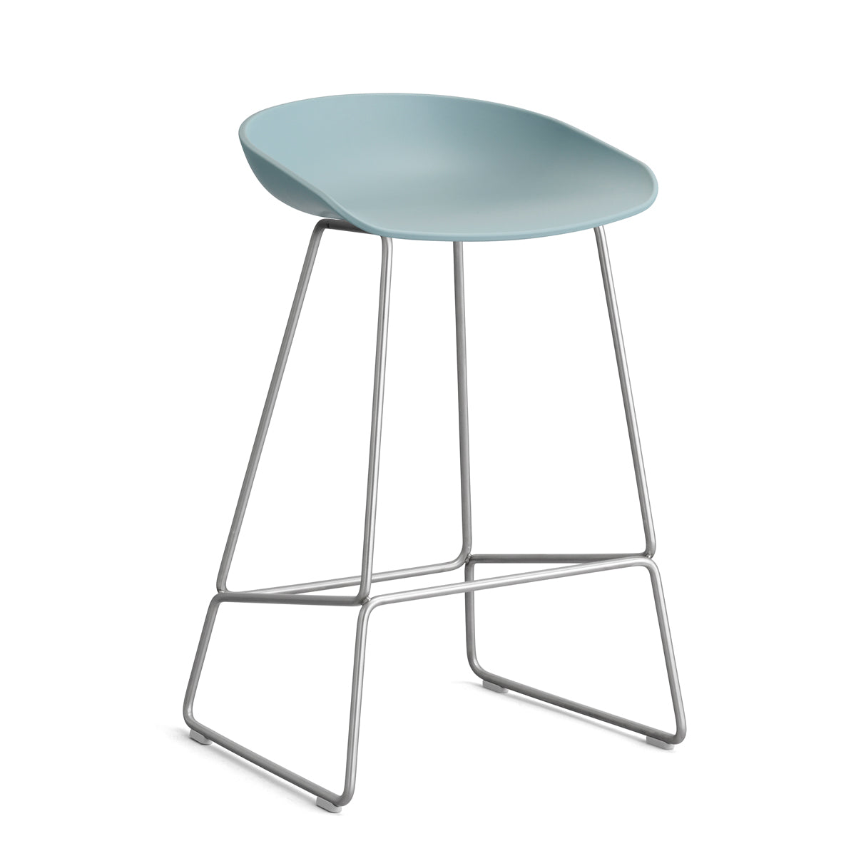 HAY About a Stool - AAS 38 Barstol - Rustfri Stål - H:65cm