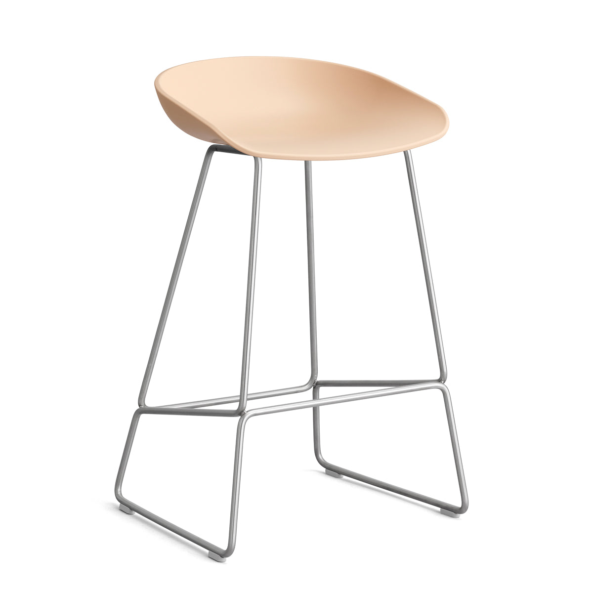 HAY About a Stool - AAS 38 Barstol - Rustfri Stål - H:65cm