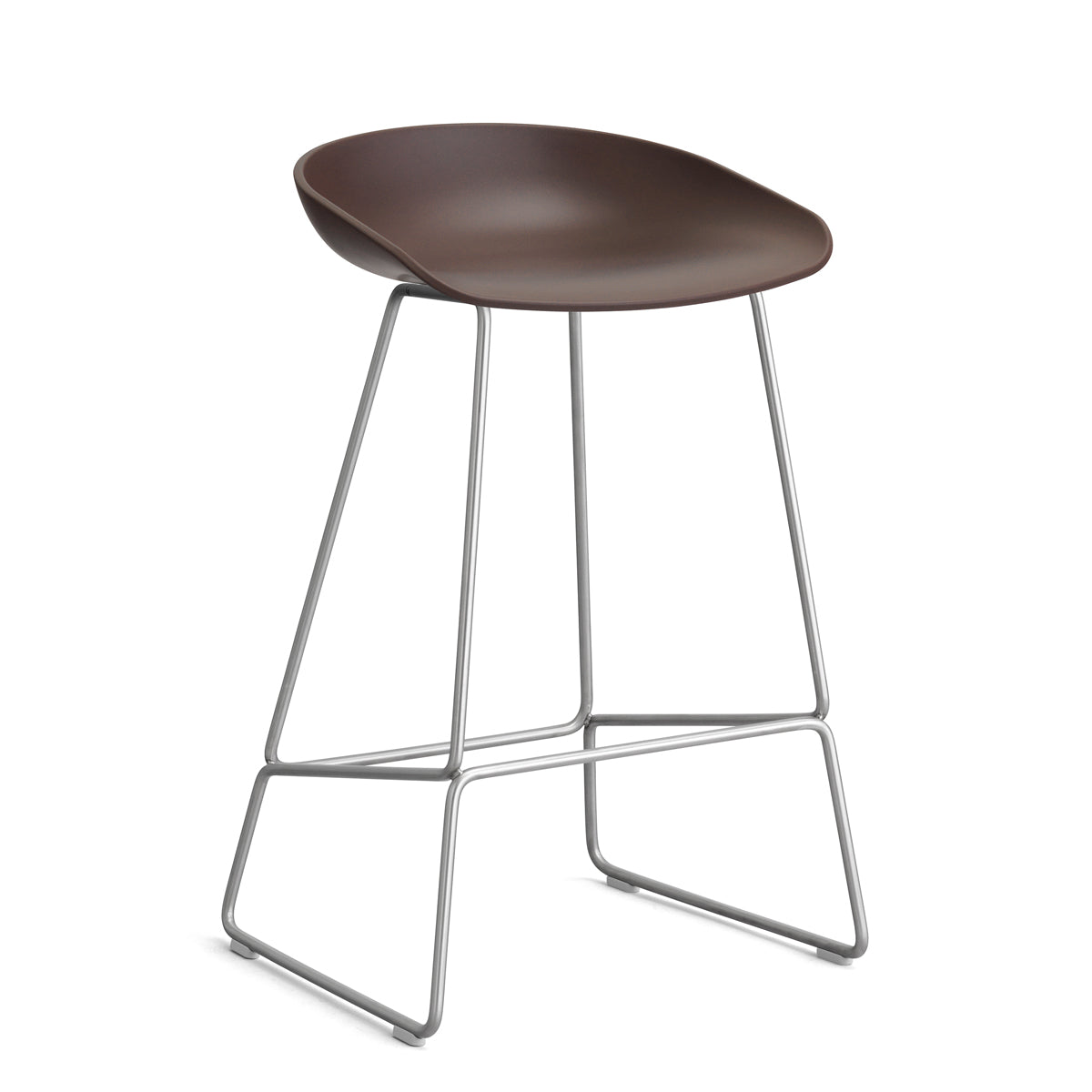 HAY About a Stool - AAS 38 Barstol - Rustfri Stål - H:65cm