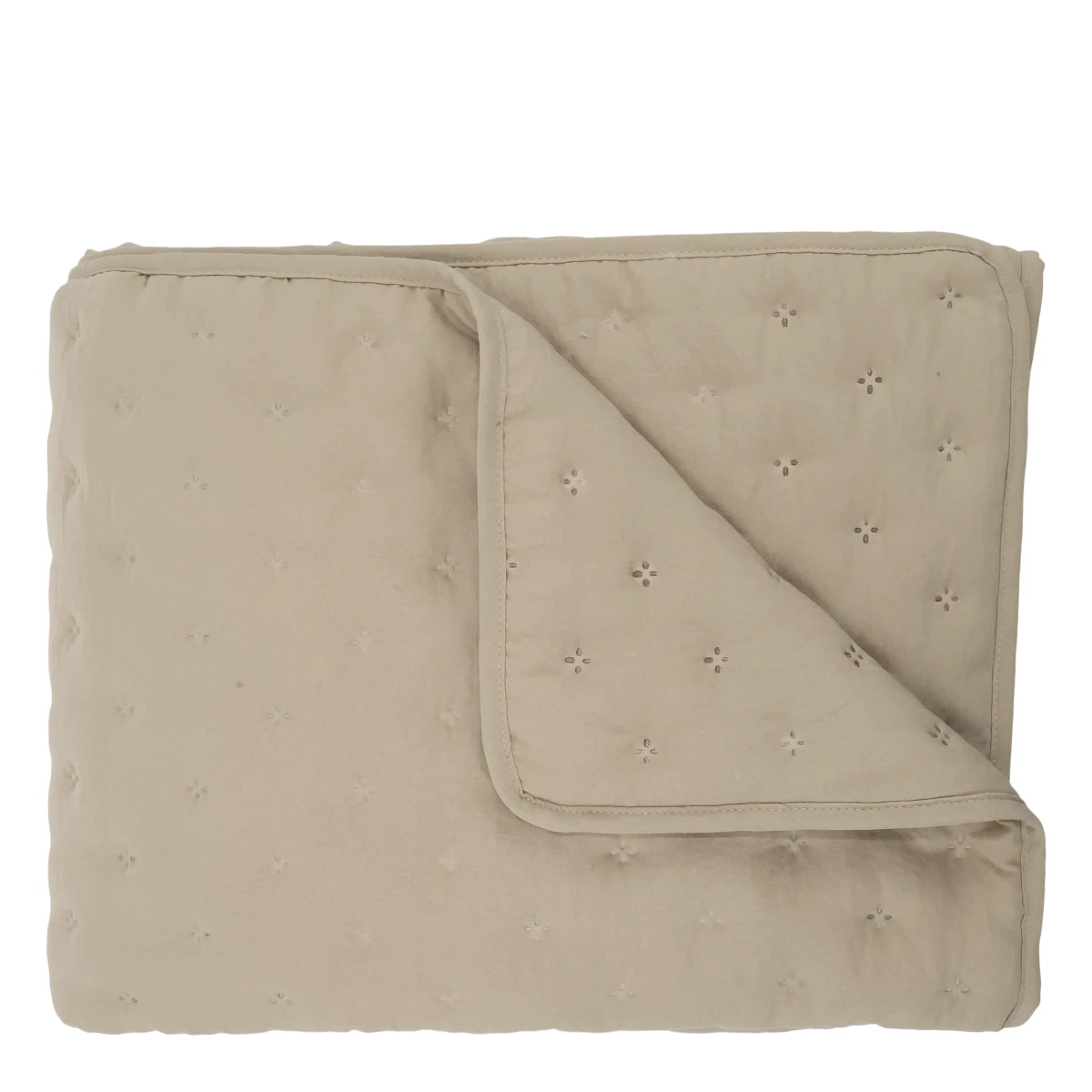 Chic Antique Soft Quilt plaid - hør - 180x130