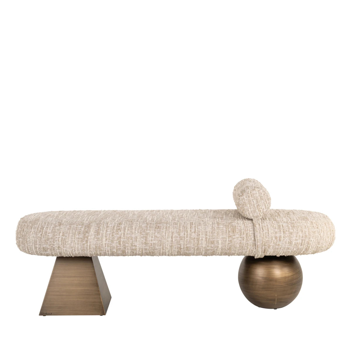 Richmond Interiors Alexander bænk - geneva beige