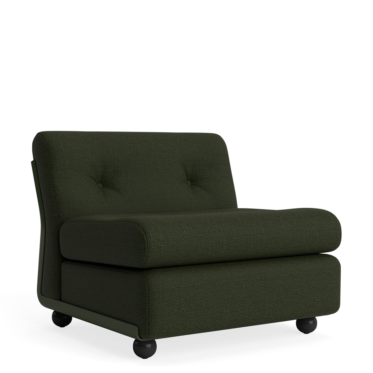 HAY Amanta 1 Seater - Bottle Green Shell - Maglia - Dark Green