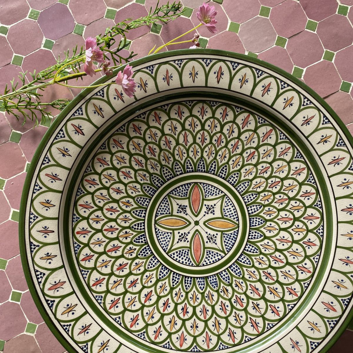 Wetendorf Aria Marokkansk keramikfad - 35 cm