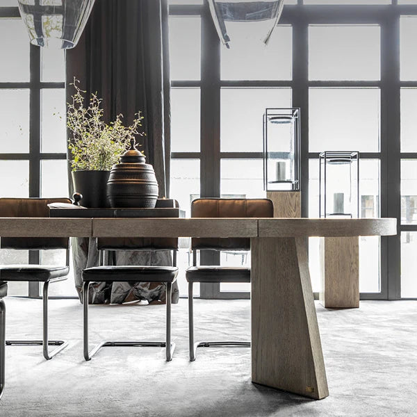 Artwood Trent spisebord m/udtræk - antique grey oak