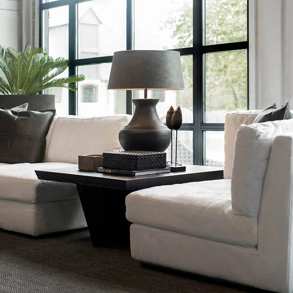Artwood Trent sofabord - 90x90 - black oak