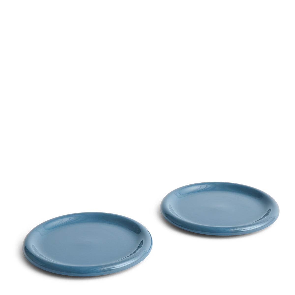 HAY Barro Plate - 24cm. - Dark Blue - Set a 2 stk.