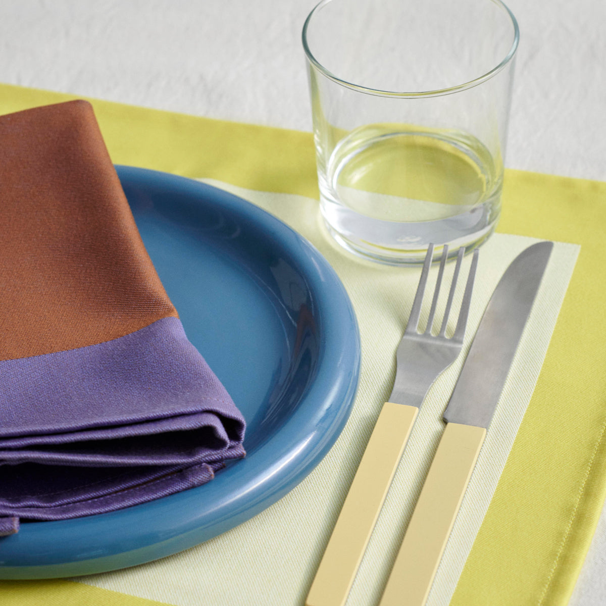 HAY Barro Plate - 24cm. - Dark Blue - Set a 2 stk.