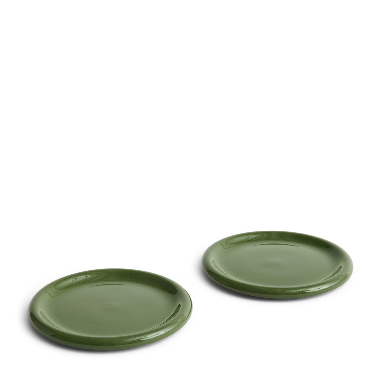 HAY Barro Plate - 24cm. - Green - Set a 2 stk.