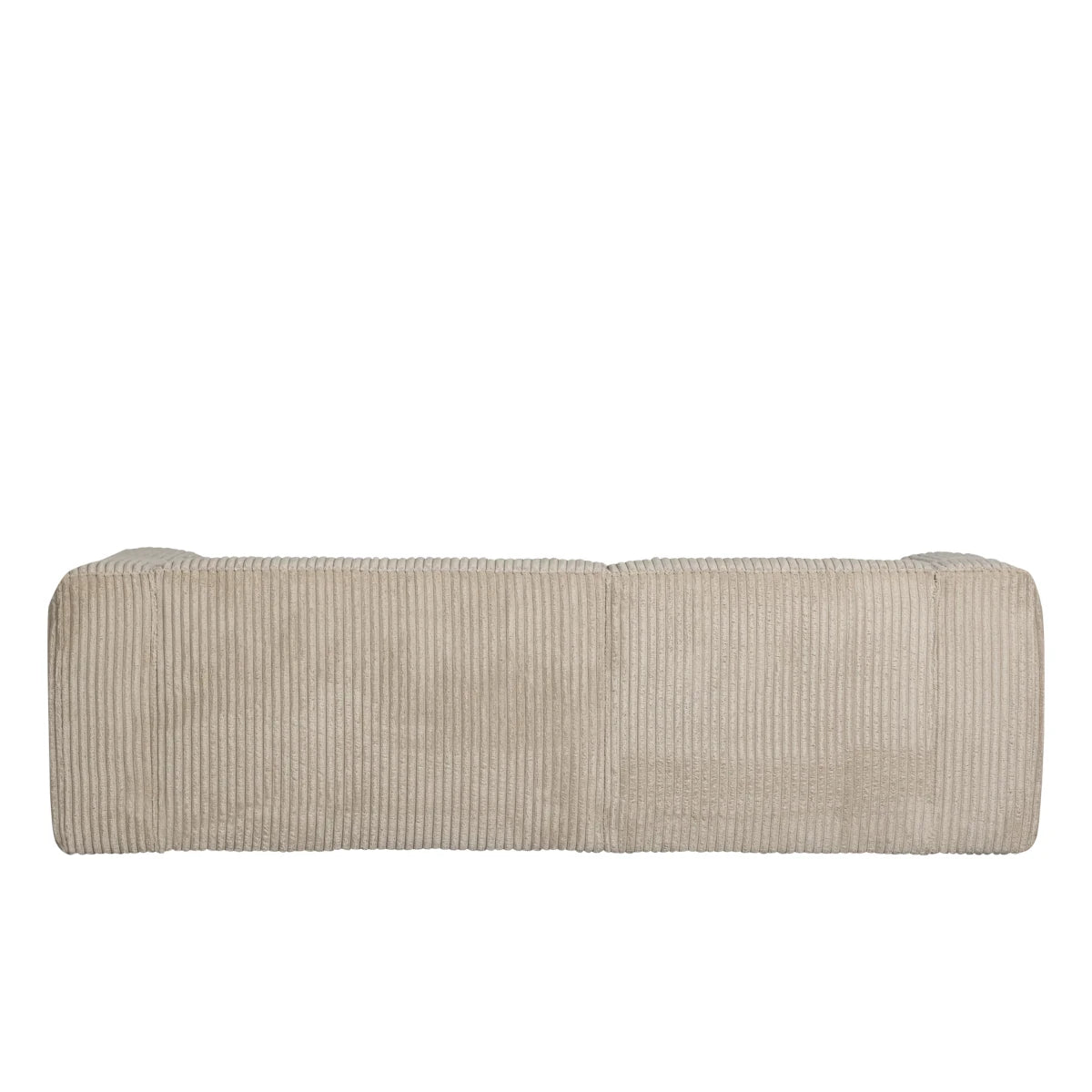 Bean sofa m/chaiselong - højrevendt - rib travertin