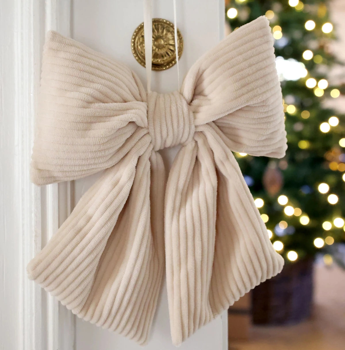 Chic Antique sløjfe - sæt af 2 - beige / mocca