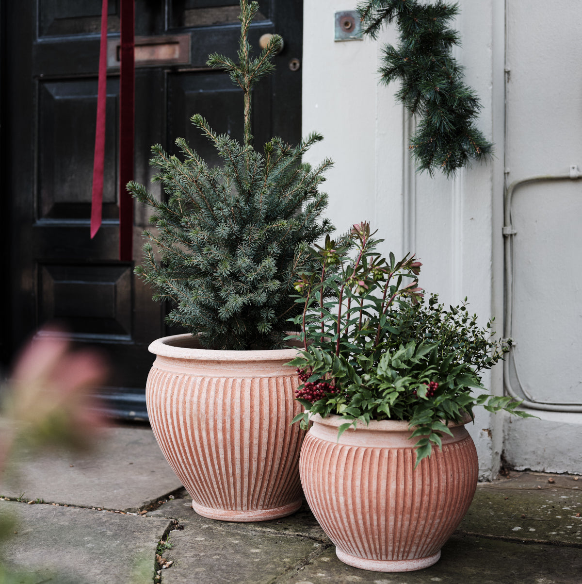 Bergs Potter Piccolina krukke - 35x31 - rosa terracotta