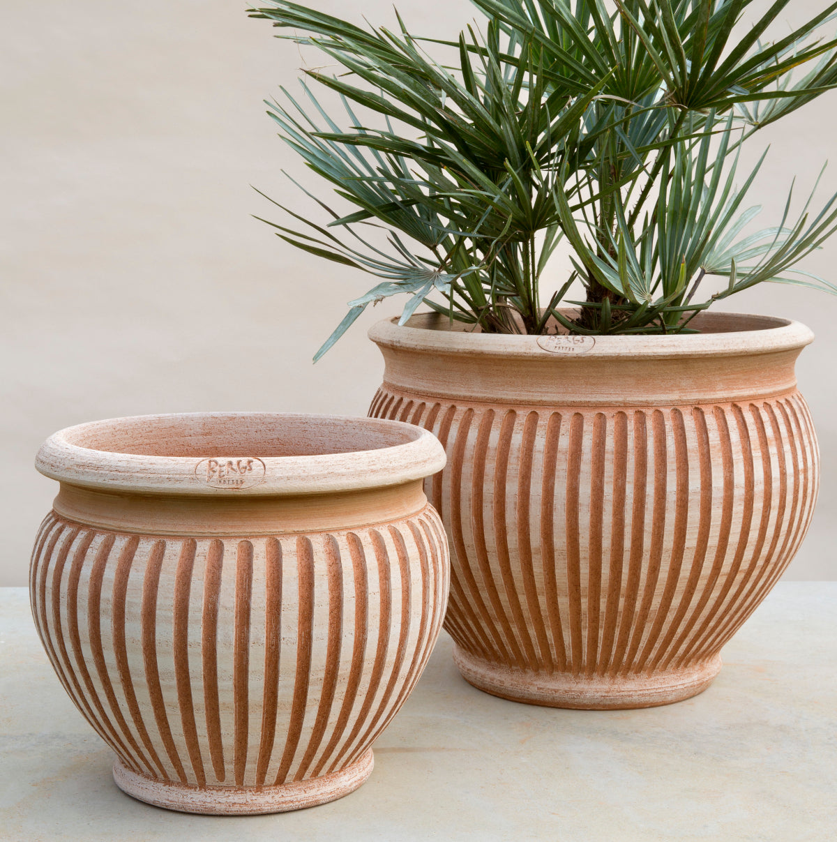 Bergs Potter Piccolina krukke - 40x36 - rosa terracotta