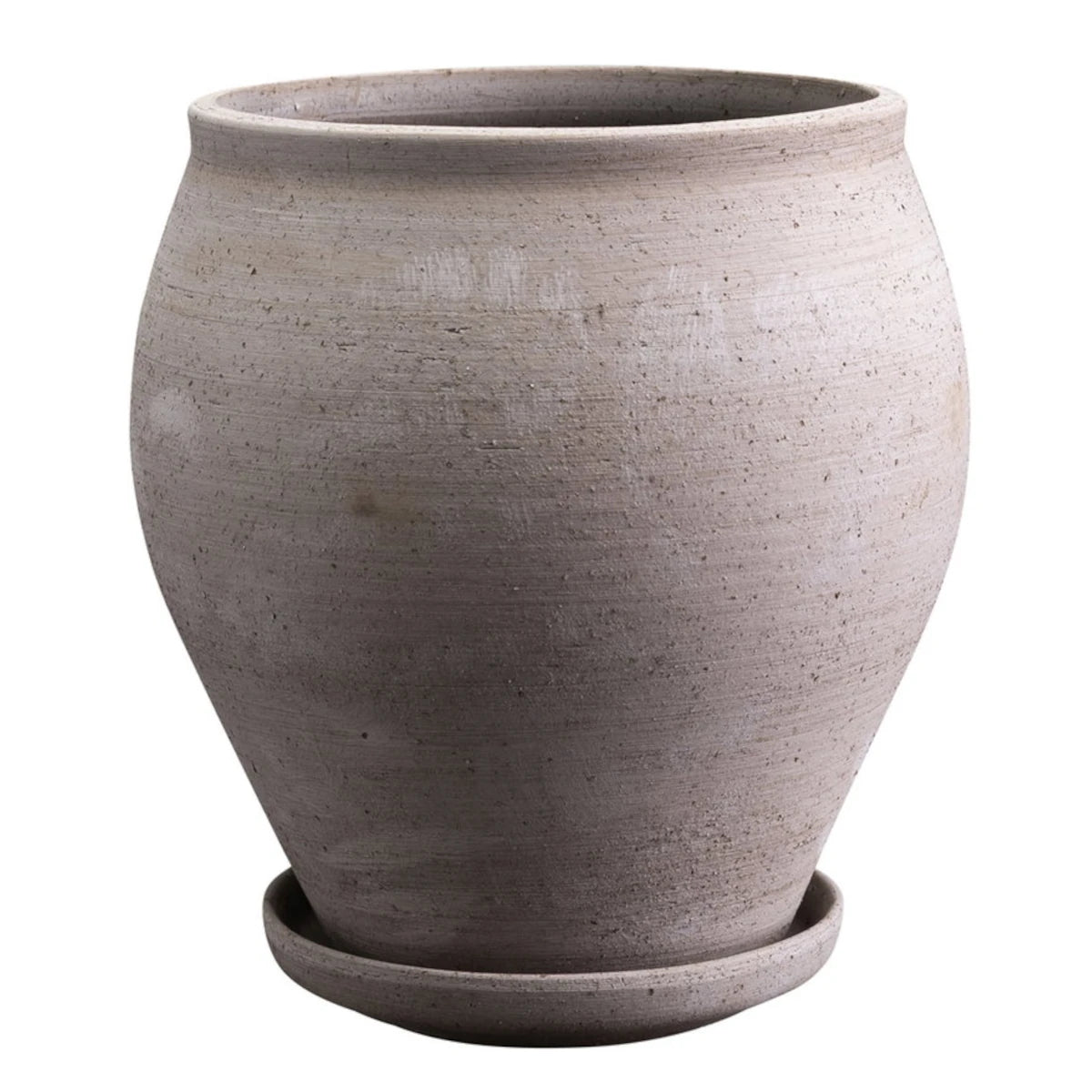 Bergs Potter Delphi krukke - 21x20 - grå terracotta