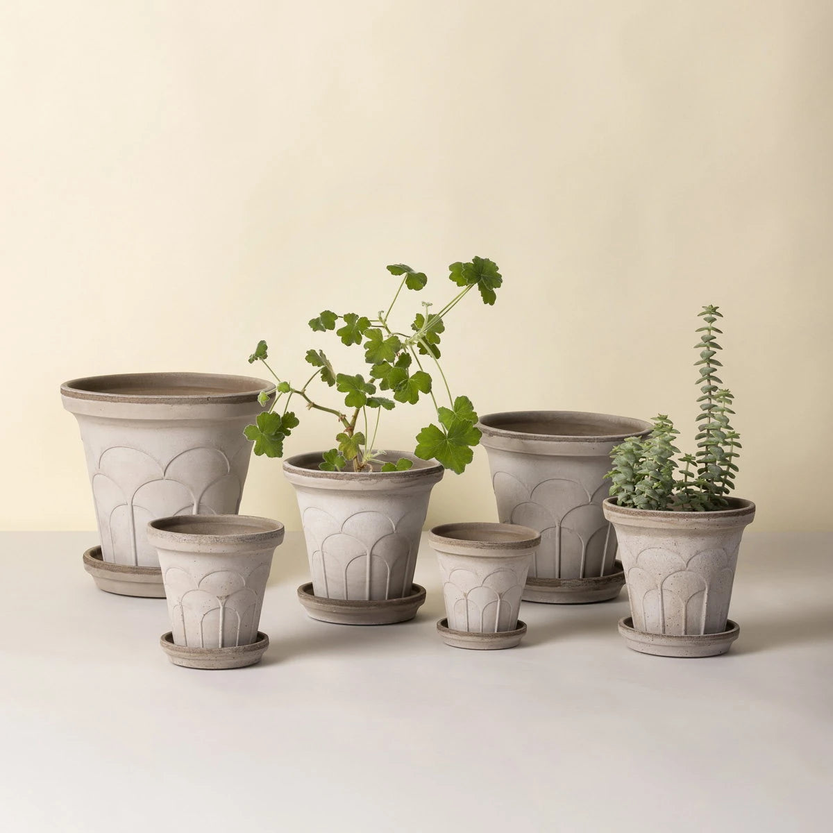 Bergs Potter Fleur krukke - 18x20 - grå terracotta
