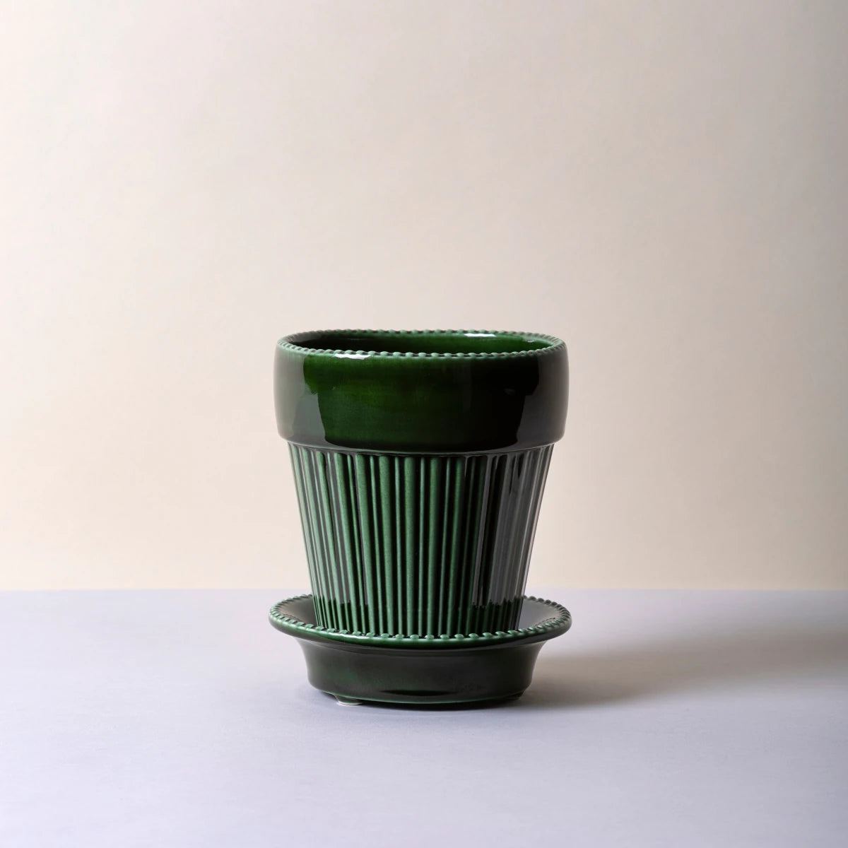 Bergs Potter Simona krukke - 18x21 - emerald green