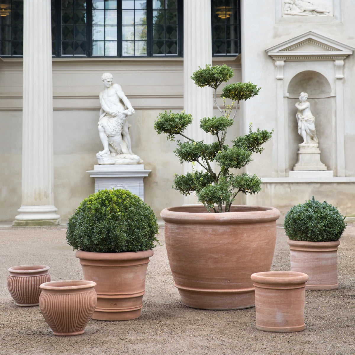 Bergs Potter Lucca krukke - 50x45 - rosa terracotta