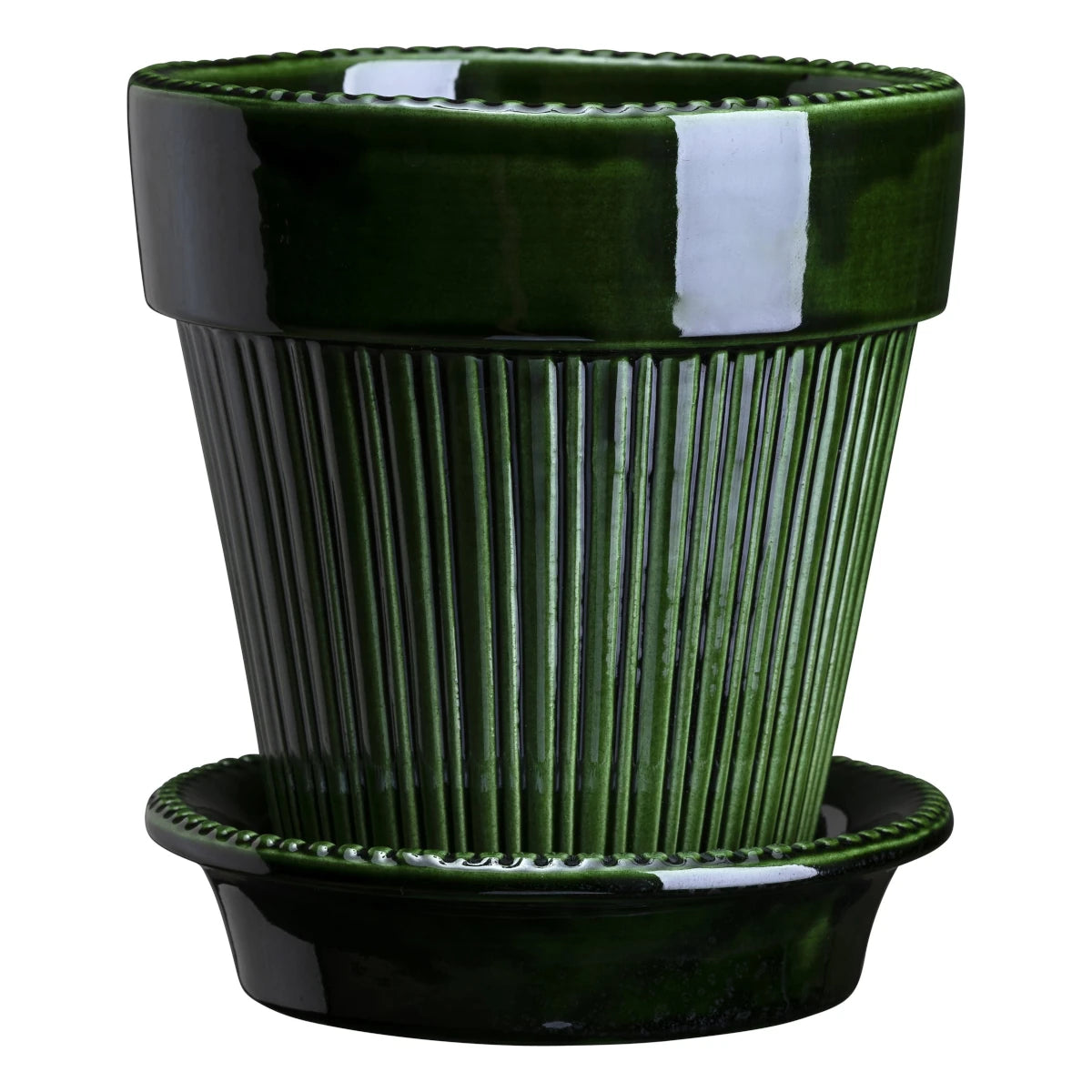 Bergs Potter Simona krukke - 18x21 - emerald green