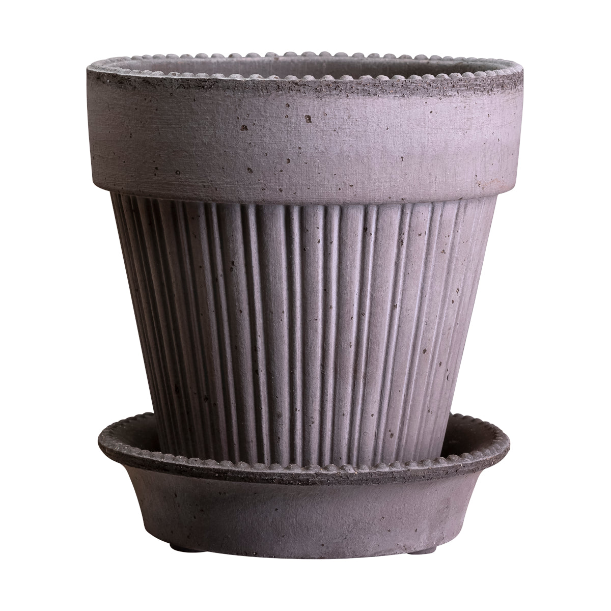 Bergs Potter Simona krukke - 16x17 - grå terracotta