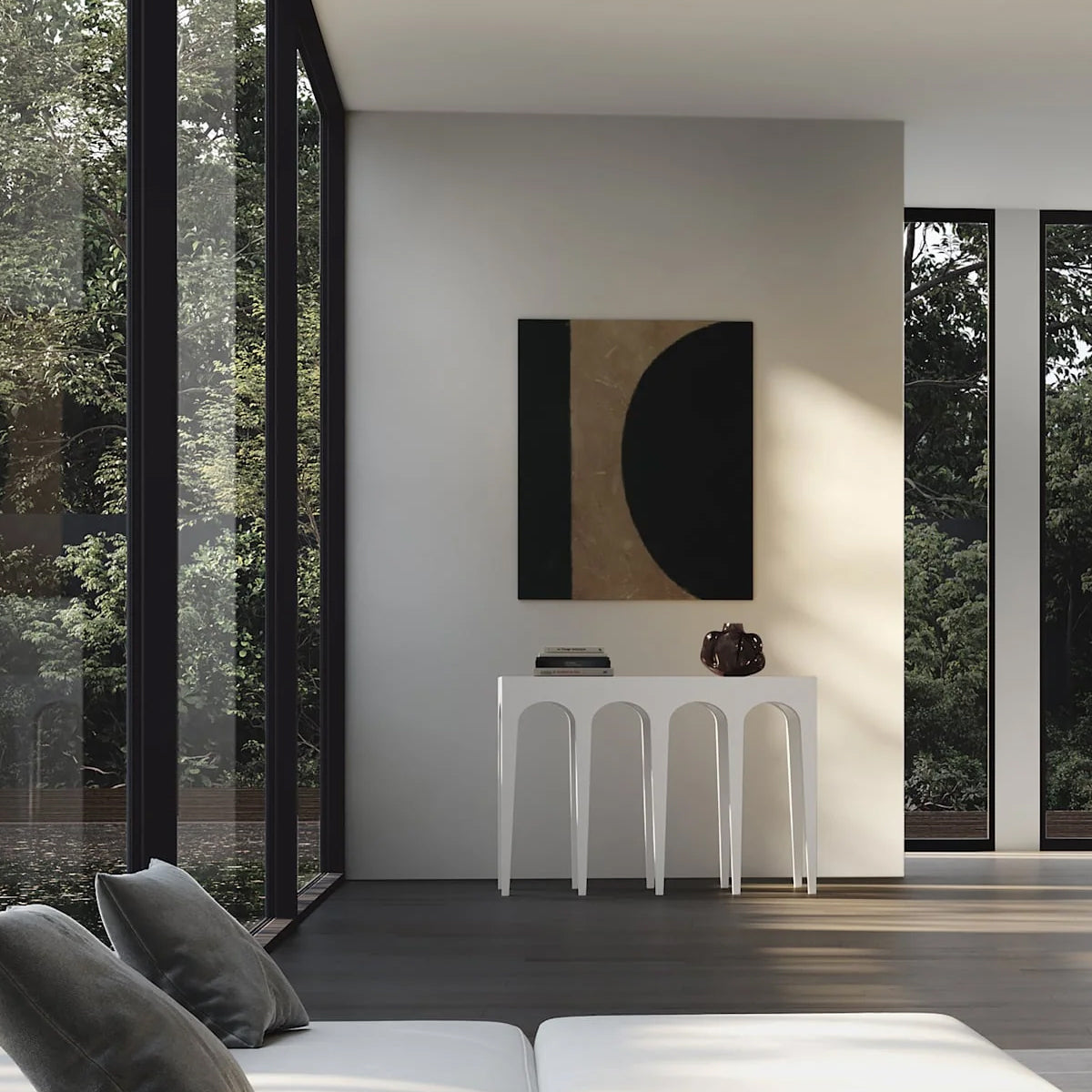 101 CPH Bow Console - Big - Birch