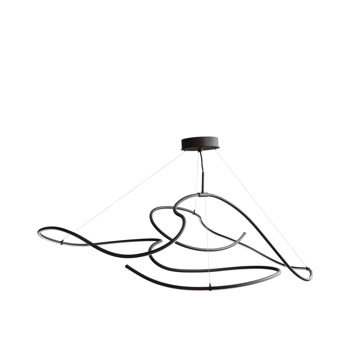 101 CPH Ghost Chandelier - Big - Burned Black