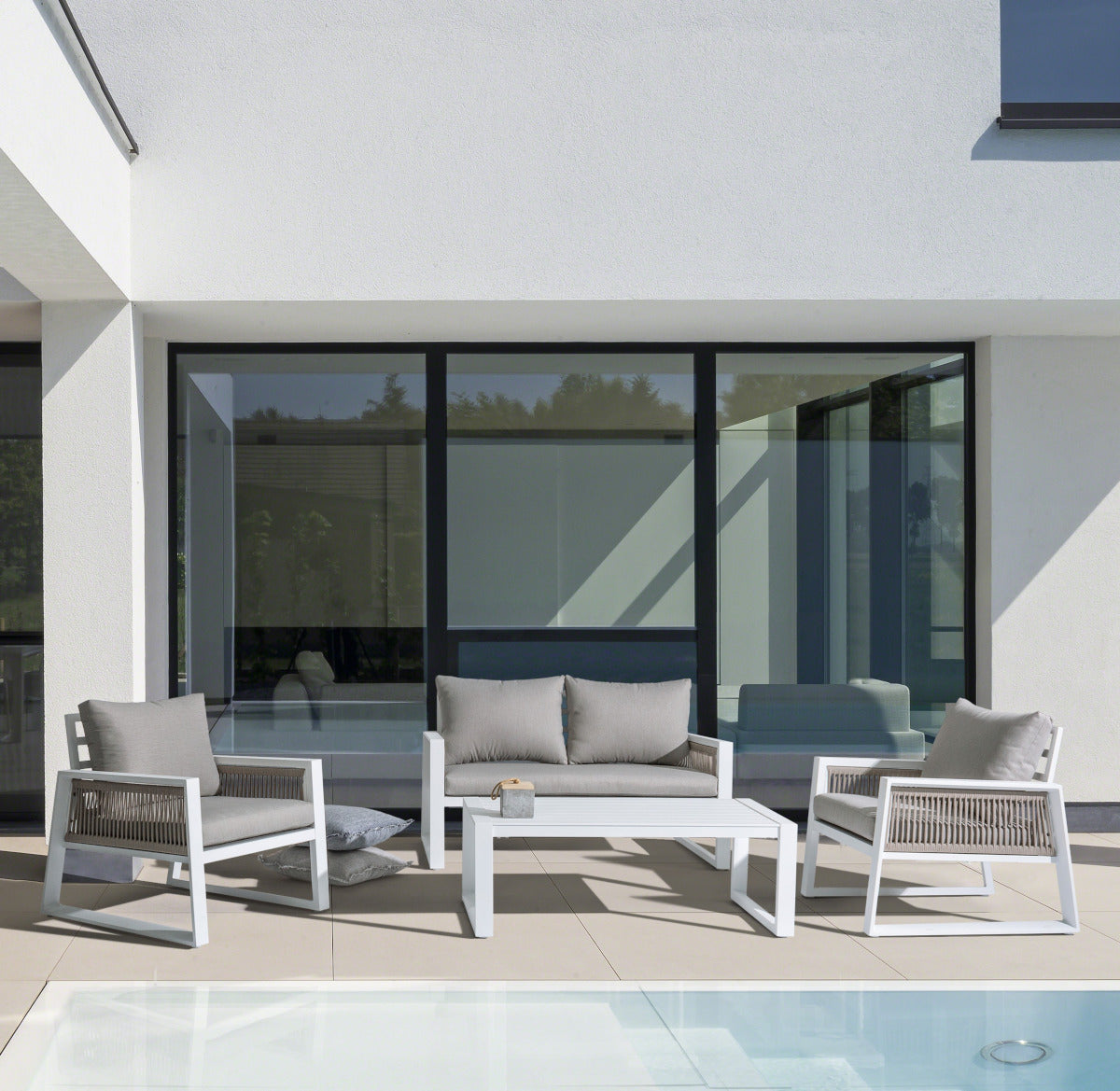 Captiva loungesæt - white