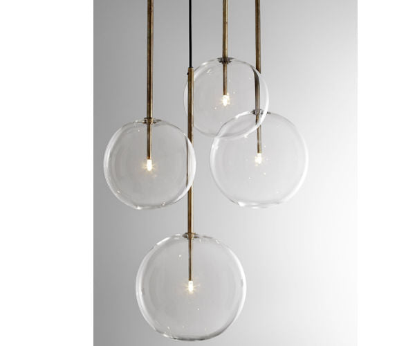 Gallotti & Radice Bolle Glasskærm - Reservedel Til Pendel Ø30cm.