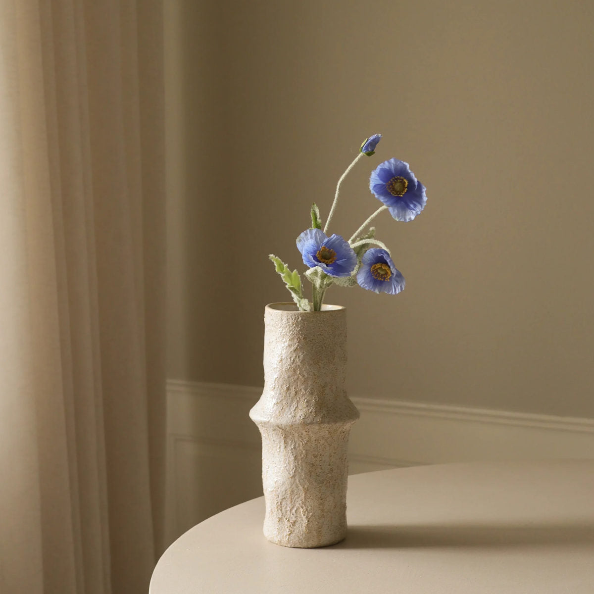 Botané Poppy blomst - blå