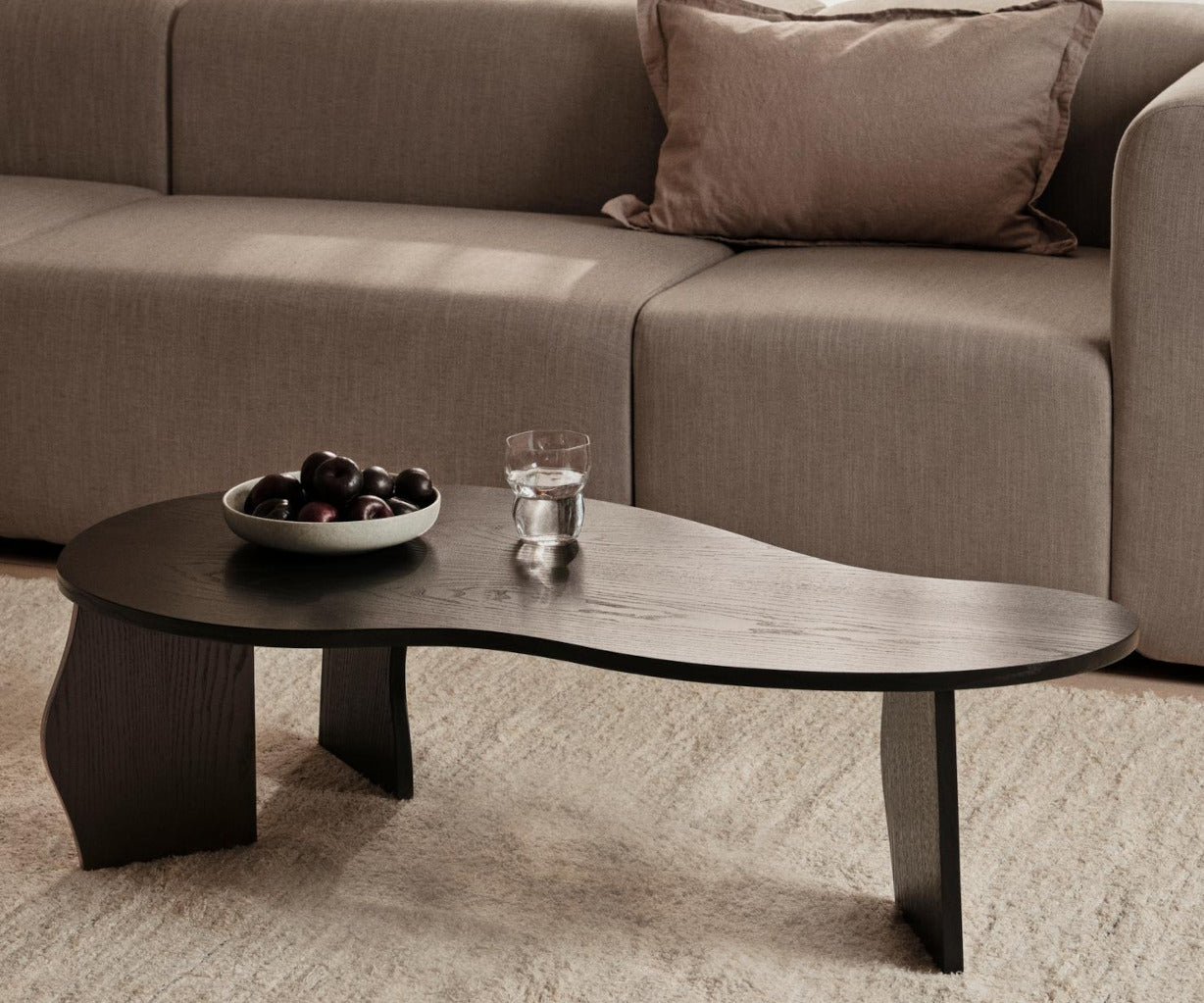 Broste Cph Brook sofabord - sort - 112x60x30