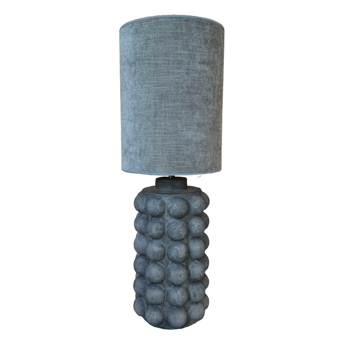 Hallbergs Bubbles lampe - 49 - concrete - inkl budapest gris skærm