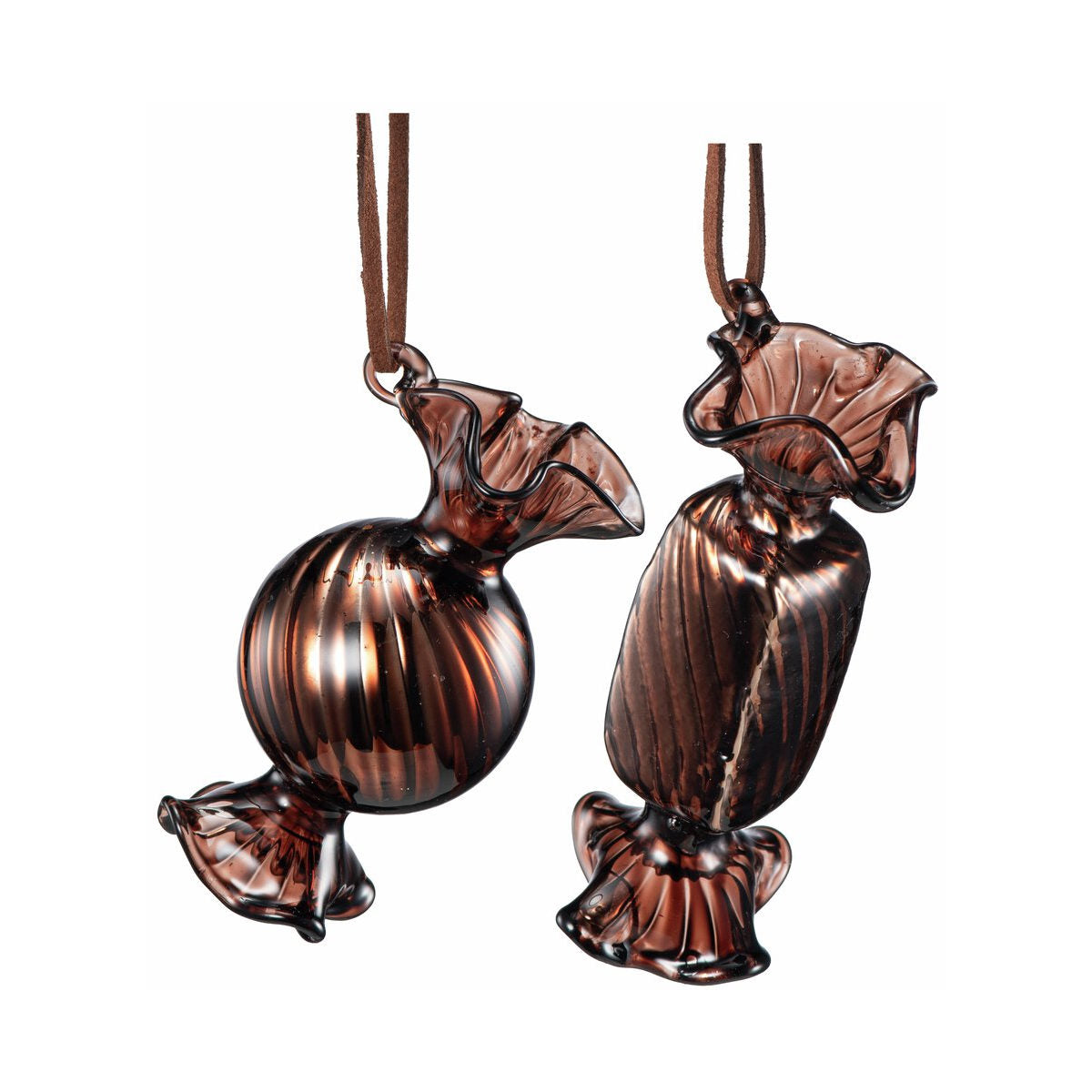 Edelweiss Candy ornament - 2 stk - brown