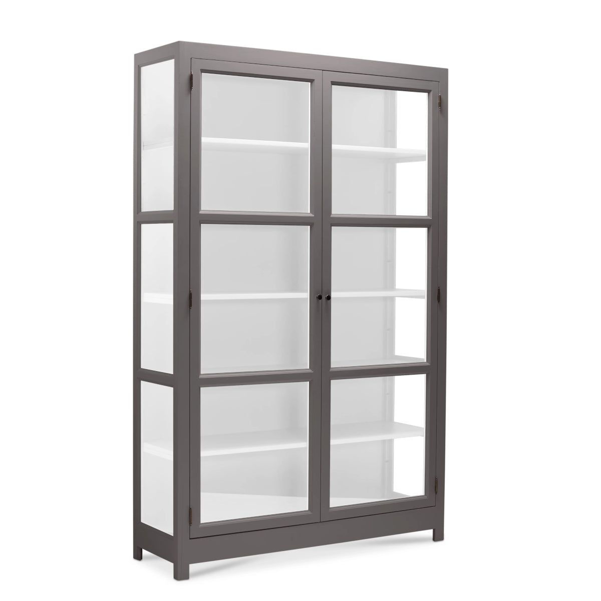 Living Goodies Carlington Edge vitrineskab - medium - gråbrun