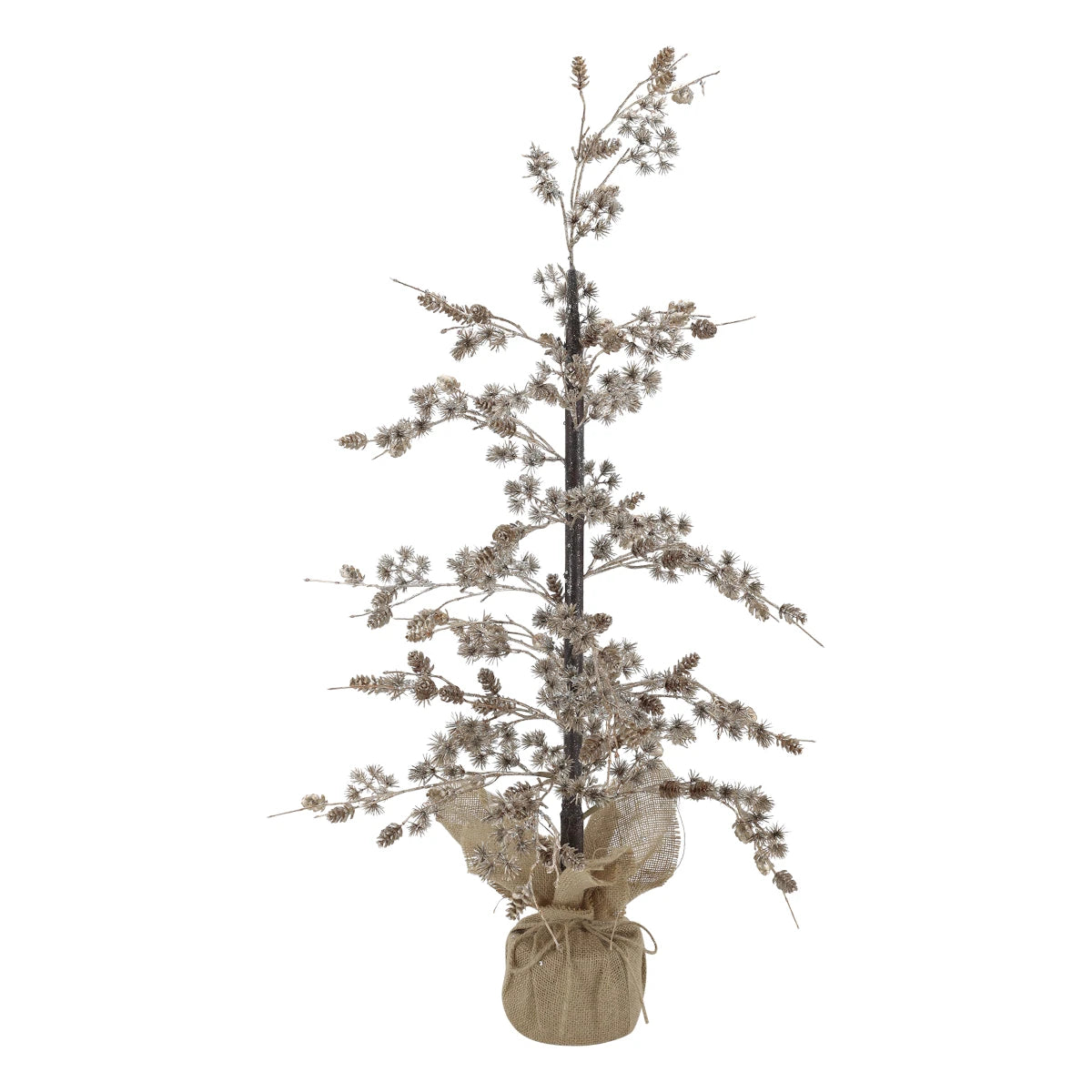 Chic Antique Træ - kogler/glimmer - 70 cm